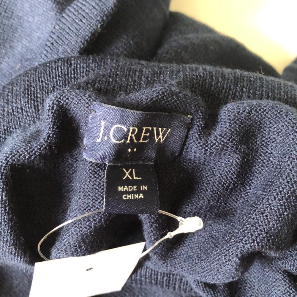 New JCREW turtleneck sweater Marino wool